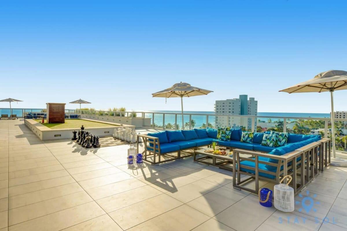 Tropical Oasis - Rooftop Pool- Near Beach - Gym هوليوود المظهر الخارجي الصورة