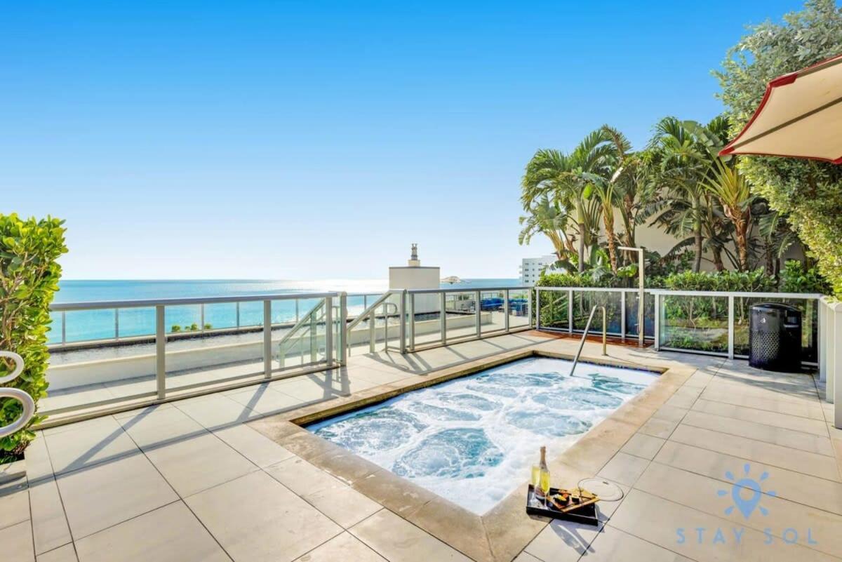 Tropical Oasis - Rooftop Pool- Near Beach - Gym هوليوود المظهر الخارجي الصورة