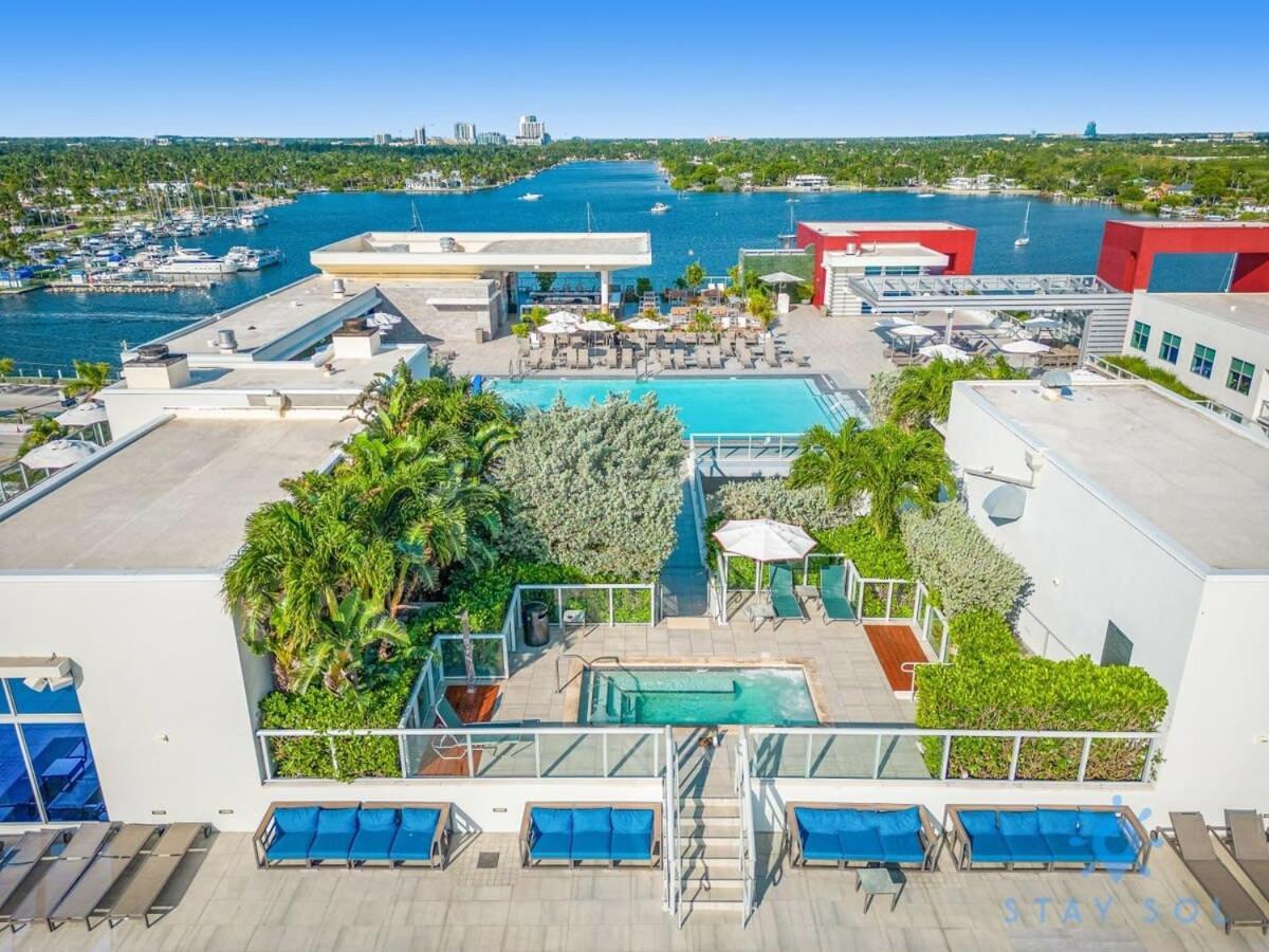 Tropical Oasis - Rooftop Pool- Near Beach - Gym هوليوود المظهر الخارجي الصورة