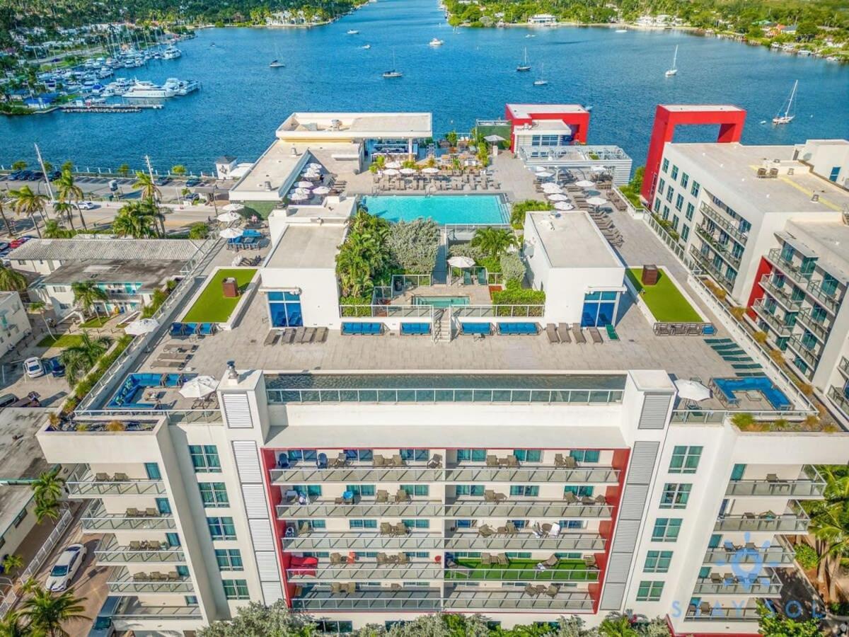 Tropical Oasis - Rooftop Pool- Near Beach - Gym هوليوود المظهر الخارجي الصورة